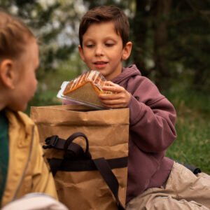 view-little-kids-with-backpacks-spending-time-nature-outdoors